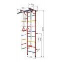 Sanro Sports complex (gymnastics wall) RAINBOW white-black, 230x52.5cm Sanro Sports complex (gymnastics wall) RAINBOW white-black, 230x52.5cm
