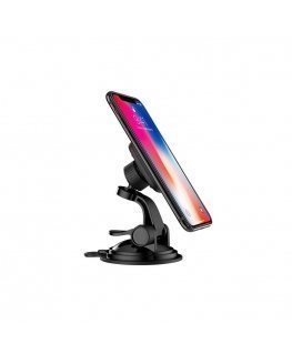 Car phone holder Hoco CA28, mounted on the dashboard, magnetic, black