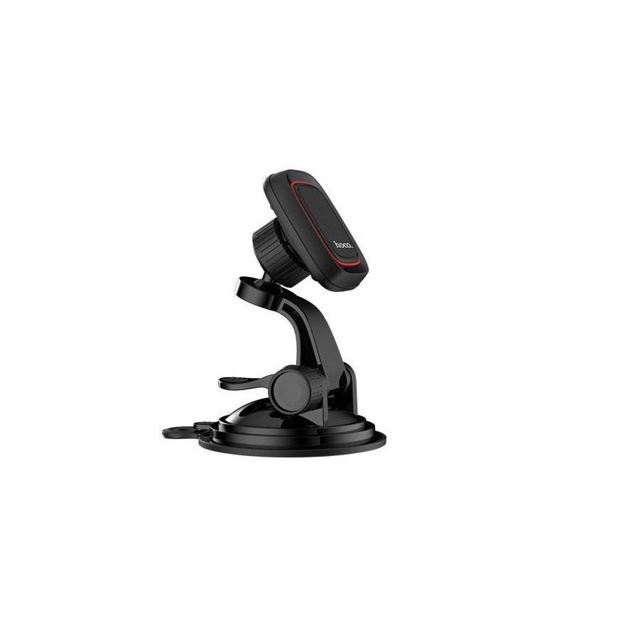 Car phone holder Hoco CA28, mounted on the dashboard, magnetic, black – 4