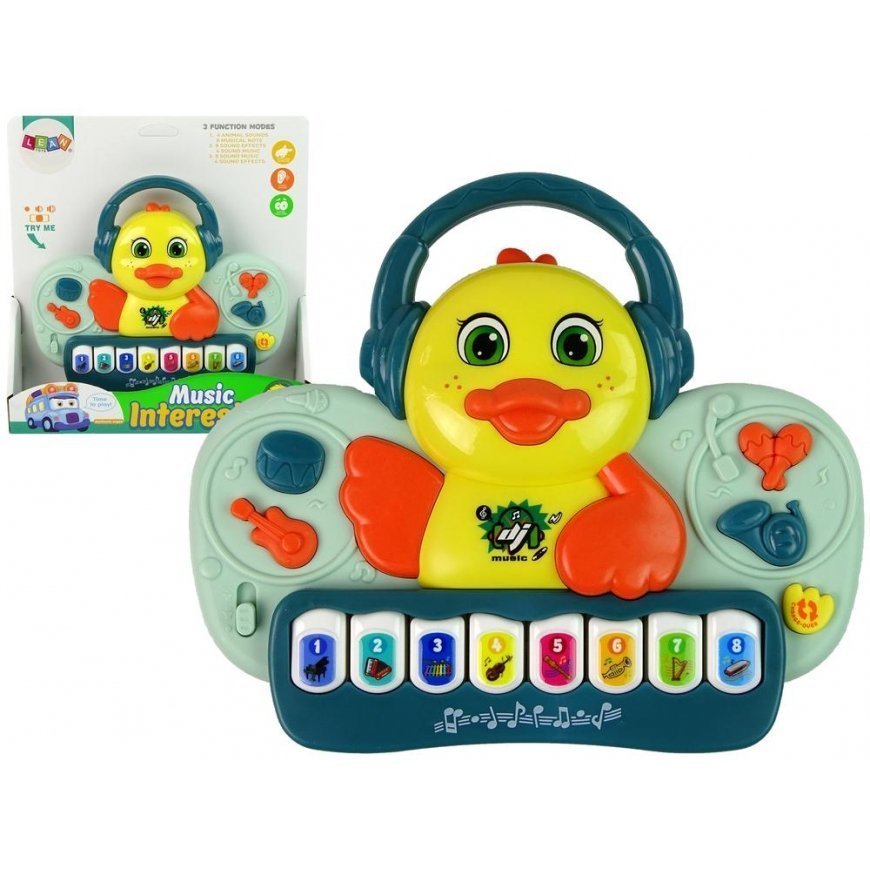 Lean Cars Interactive Duck Duck Piano DJ Audio Instruments Musical Tunes