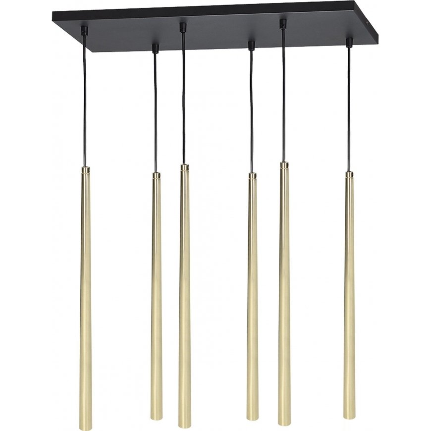 Orno TABUNG 6P, hanging lamp, G9 max. 6W, golden – 2