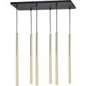 Orno TABUNG 6P, pakabinamas šviestuvas, G9 max.6W, auksinis Orno TABUNG 6P, pakabinamas šviestuvas, G9 max.6W, auksinis