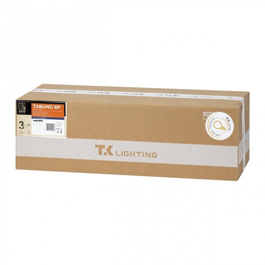 Orno TABUNG 6P, hanging lamp, G9 max. 6W, golden – 3