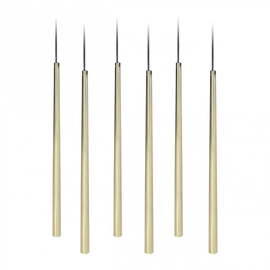 Orno TABUNG 6P, hanging lamp, G9 max. 6W, golden – 4