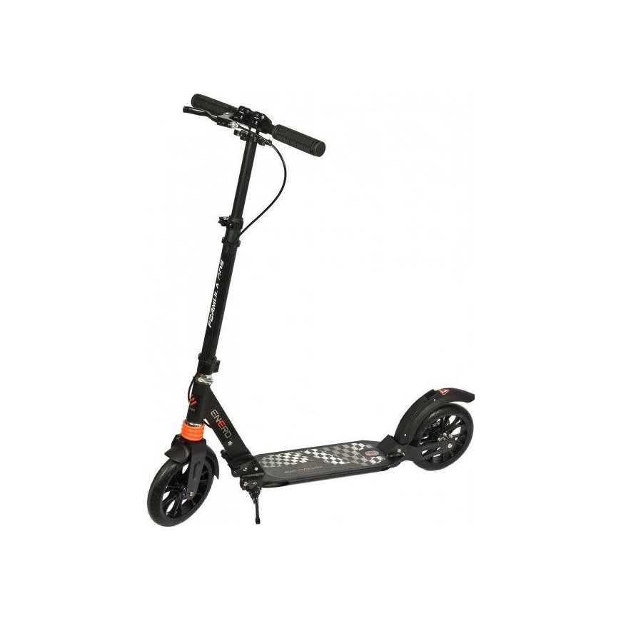 Paspirtukas su diskiniais stabdžiais Enero Ultra Speed, 200mm, juodas – 2