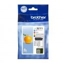 Brother LC-3211VAL струйный картридж Подлинный Стандартная Черный, Голубой, Пурпурный, Желтый Brother LC-3211VAL струйный картридж Подлинный Стандартная Черный, Голубой, Пурпурный, Желтый