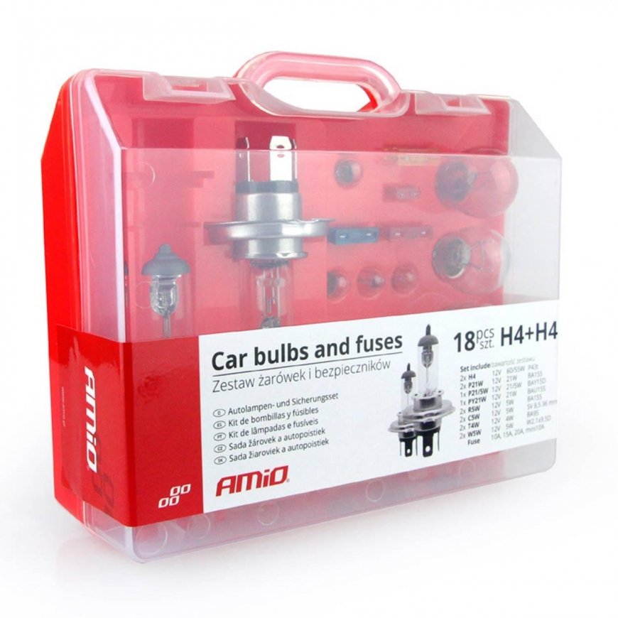 Amio Bulbs and fuse set 18 pcs. (2x4) – 2
