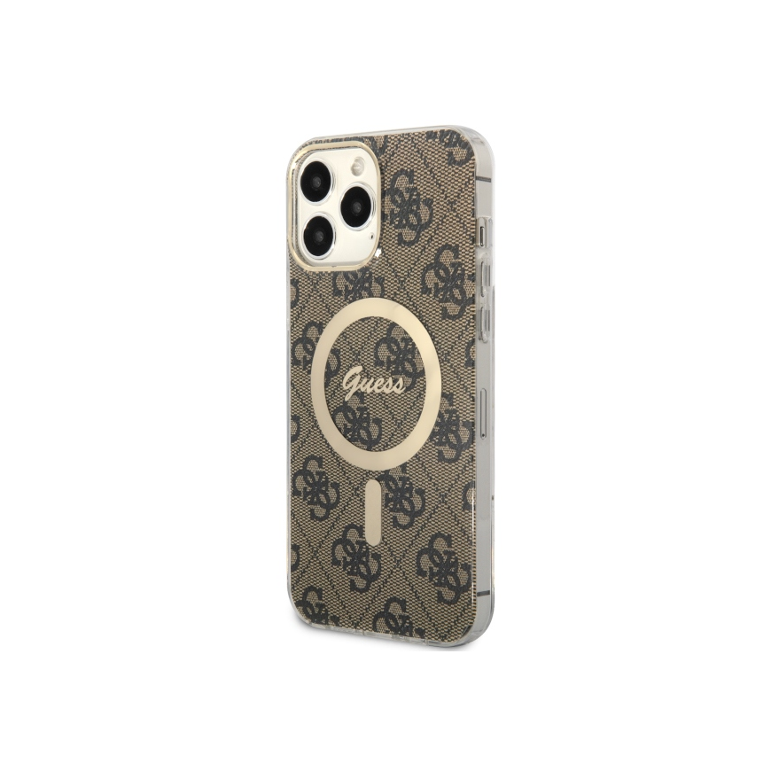 Dėklas Guess GUHMP13XH4STW iPhone 13 Pro Max 6.7" ruda|ruda hardcase 4G MagSafe – 2