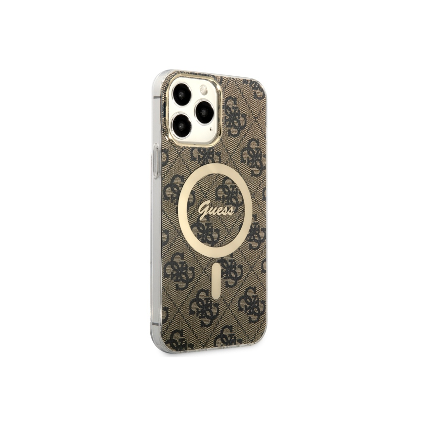 Dėklas Guess GUHMP13XH4STW iPhone 13 Pro Max 6.7" ruda|ruda hardcase 4G MagSafe – 4