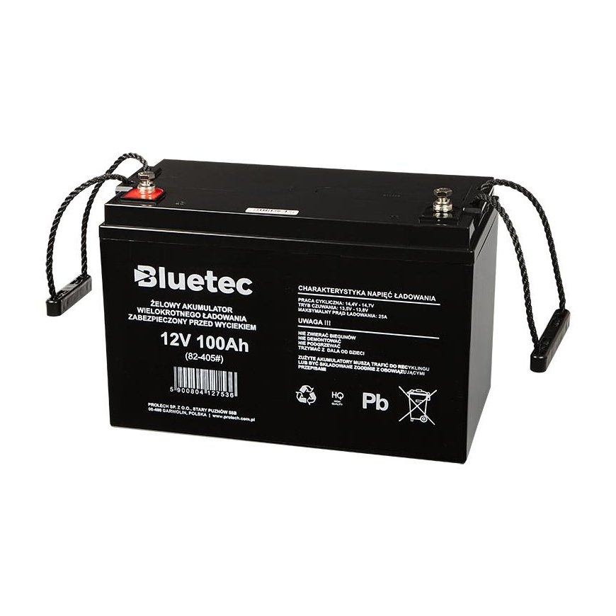 Blow Pūt Gel battery 12V/100Ah BLUETEC