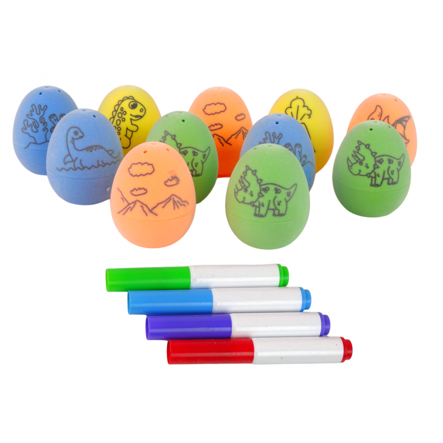 Lean Cars DIY Egg Coloring Dinosaur Kit – 3