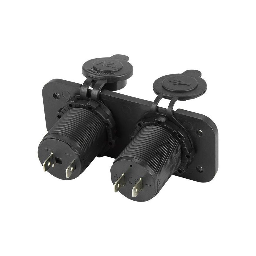 Blow Gn.žiebtuvėlis vien, su atvartu + 2x USB prievadu – 3