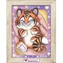Beldizart Tigro jauniklis delnuose 15*20 cm AZ-4151 Beldizart Tigro jauniklis delnuose 15*20 cm AZ-4151