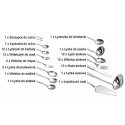 King Hoff KINGHOFF 72 TABLE TOOLS. SATIN