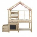 CLASSIC WORLD EDU Large wooden kitchen with roof and accessories CLASSIC WORLD EDU Large wooden kitchen with roof and accessories