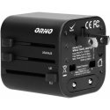 Orno GOworld universal travel adapter for over 200 countries worldwide, 100-240V, 8A Orno GOworld universal travel adapter for over 200 countries worldwide, 100-240V, 8A