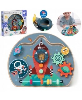 CLASSIC WORLD multifunctional manipulation board 6in1 rocket