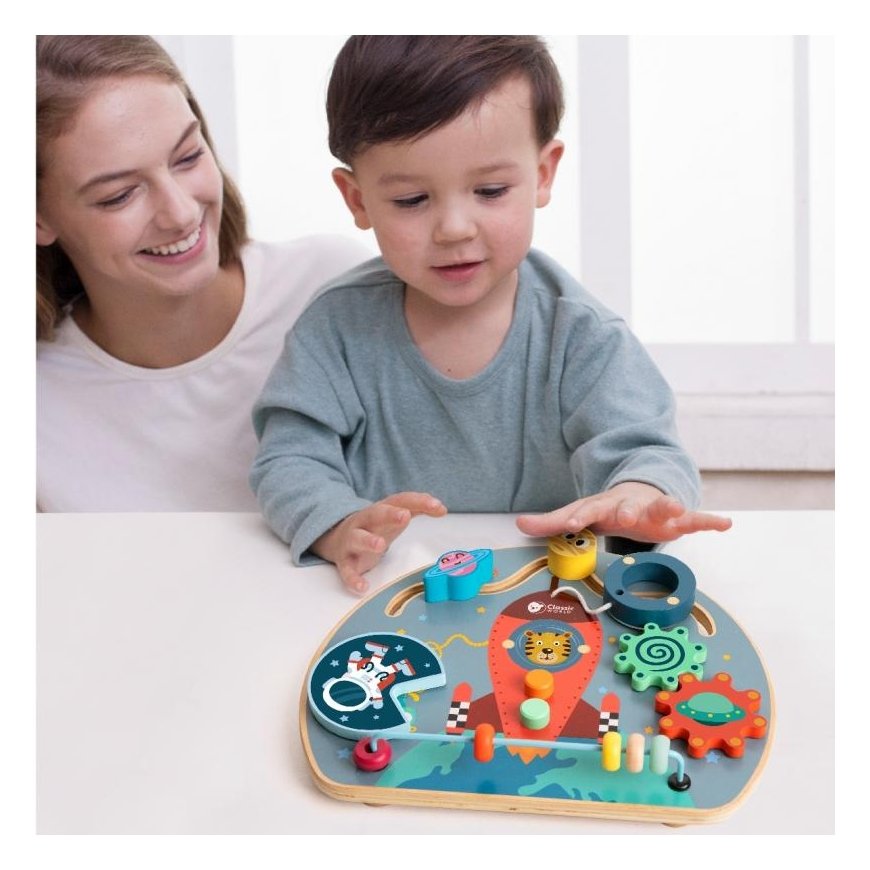 CLASSIC WORLD multifunctional manipulation board 6in1 rocket – 5