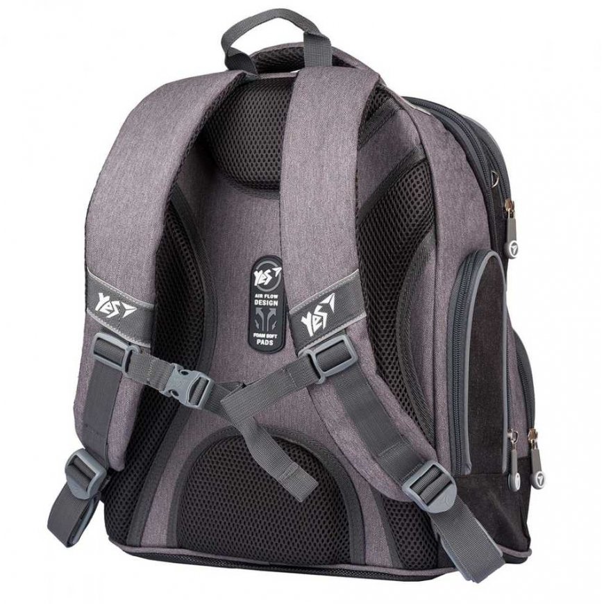 Backpack YES S-30 Juno Max "Ride to the challenge", gray – 3