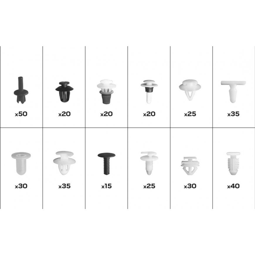 Neo Peugeot car clips set, 345 pcs – 3