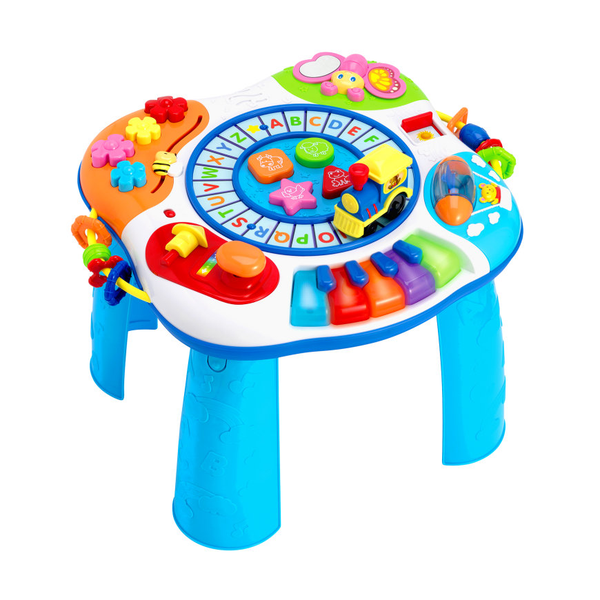 Smily Winfun Baby Activity Toy Table with Piano ABC Train Motor 0801-44 Multicolor – 2
