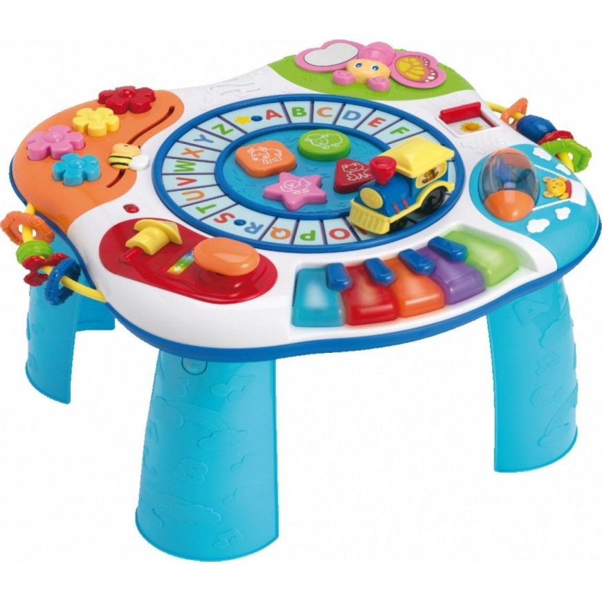 Smily Winfun Baby Activity Toy Table with Piano ABC Train Motor 0801-44 Multicolor – 4