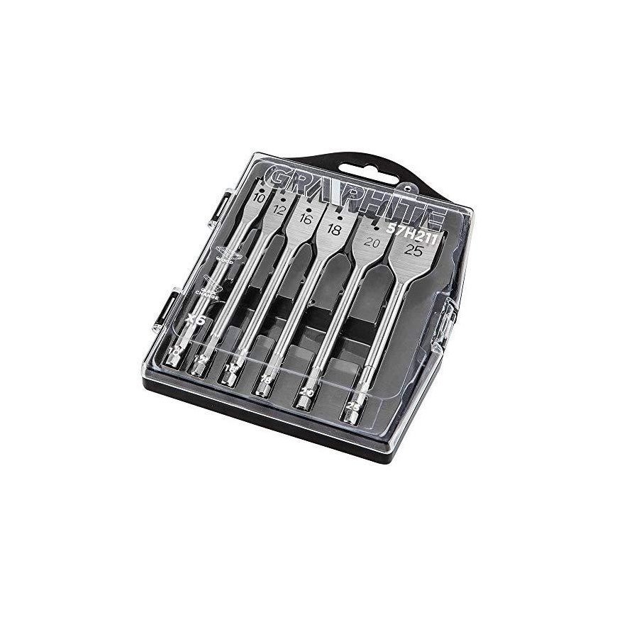 Drill Graphite Wood drills 10,12,16,18,20,25mm, 6 pcs. – 4