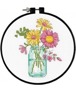 Simplicity Creative Corp Siuvinėjimo kryželiu rinkinys Summer Flowers D72-74550