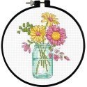 Simplicity Creative Corp Cross Stitch Kit Summer Flowers D72-74550 Simplicity Creative Corp Cross Stitch Kit Summer Flowers D72-74550