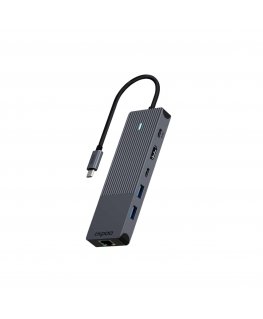 Rapoo UCM-2002 interface cards/adapter HDMI, RJ-45, USB 3.2 Gen 1 (3.1 Gen 1), USB Type-C