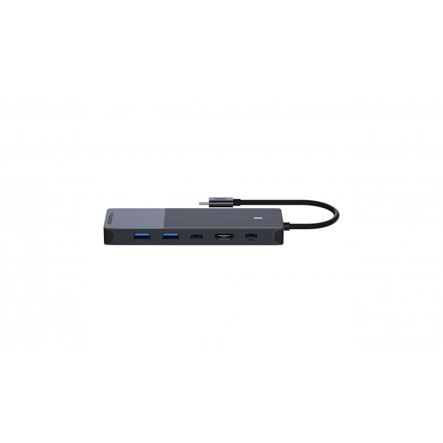 Rapoo UCM-2002 интерфейсная карта/адаптер HDMI, RJ-45, USB 3.2 Gen 1 (3.1 Gen 1), USB Type-C – 5