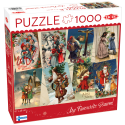 Tactic puzzle 1000 pcs Retro style Christmas cards