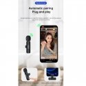 CP K9 Mini Lightning Smartphone Wireless clip clear sound microphone noise cancell (5.7x1.5cm) Black CP K9 Mini Lightning Smartphone Wireless clip clear sound microphone noise cancell (5.7x1.5cm) Black
