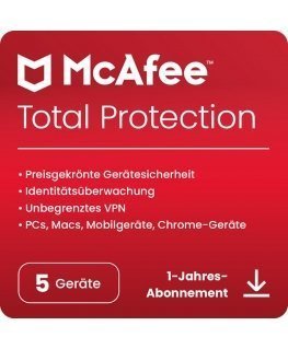 McAfee Total Protection | 5 devices | Download & Product Key
