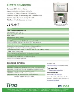 Tigo CCA Kit, TAP, Din Rail