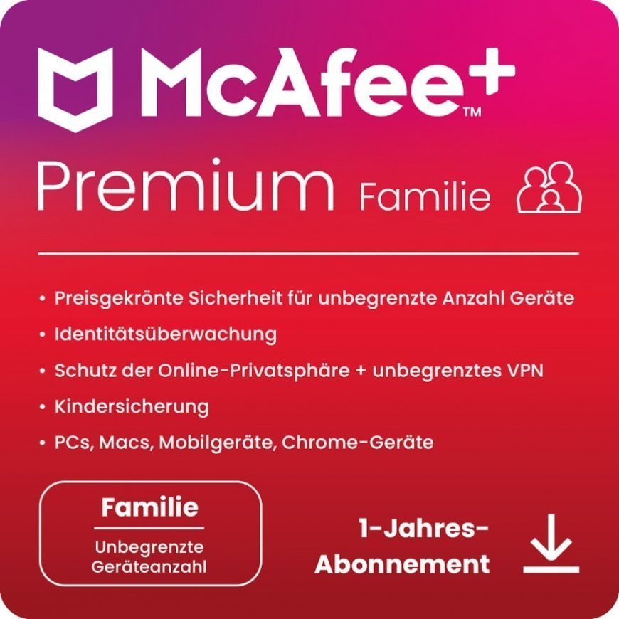 McAfee Plus Premium - Family | Download & Product Key – 2