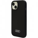 Audi Silicone Back Case for Apple iPhone 15 Plus
