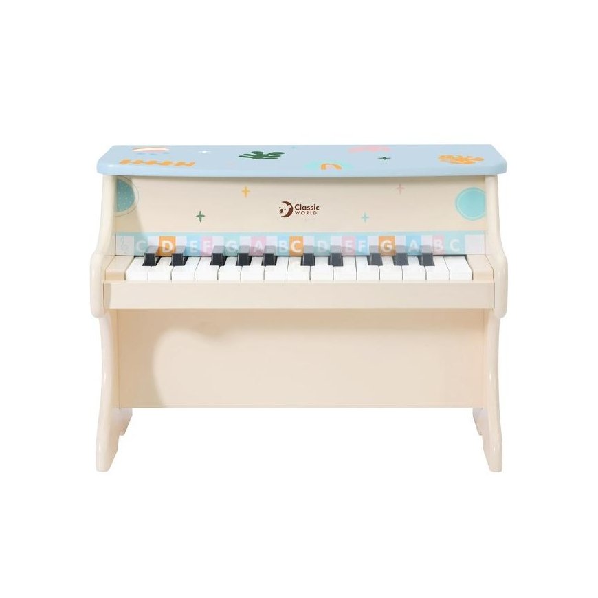 Classic World Children's wooden musical piano – 2
