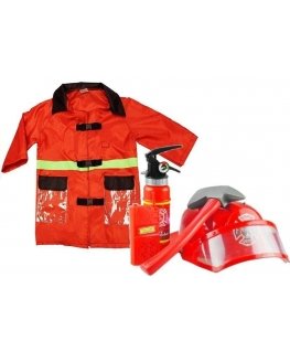Lean Cars Firemen's suit with accessories - helmet, fire extinguisher, minibar