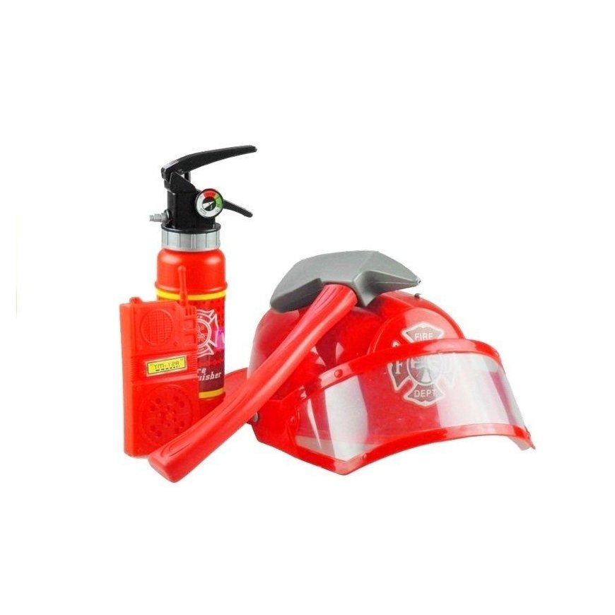 Lean Cars Firemen's suit with accessories - helmet, fire extinguisher, minibar – 2