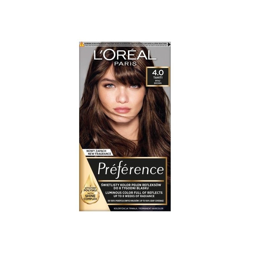 L'Oreal Ilgalaikiai plaukų dažai L Oreal Paris Preference, 4 Tahiti – 2
