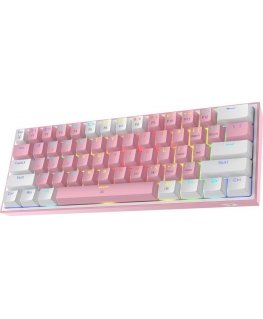 Keyboard Redragon K617 Fizz RGB white/pink