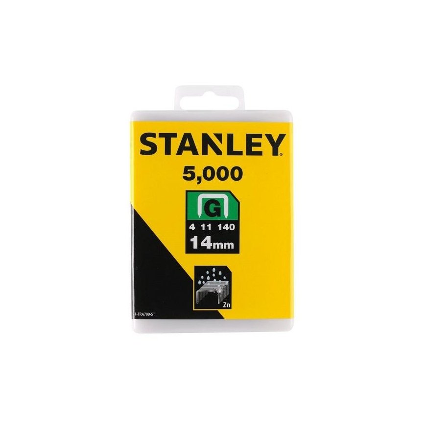TRA7095T G-type stapler, 4/11/140, 14mm, 5000 pcs., Stanley 1-TRA709-5T – 4