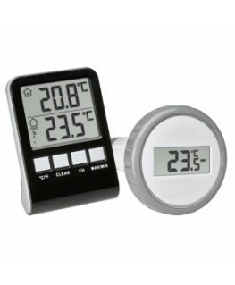 TFA-Dostmann PALMA Vedelike termomeeter Hoonesisene/hooneväline Must, Hall