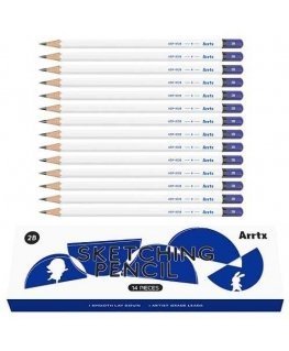 Pencils for sketches ARRTX 2B, 14 pcs