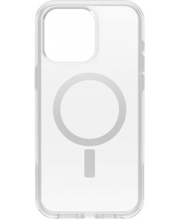 Otterbox Symmetry Clear for MagSafe protective case, iPhone 15 Pro Max, clear