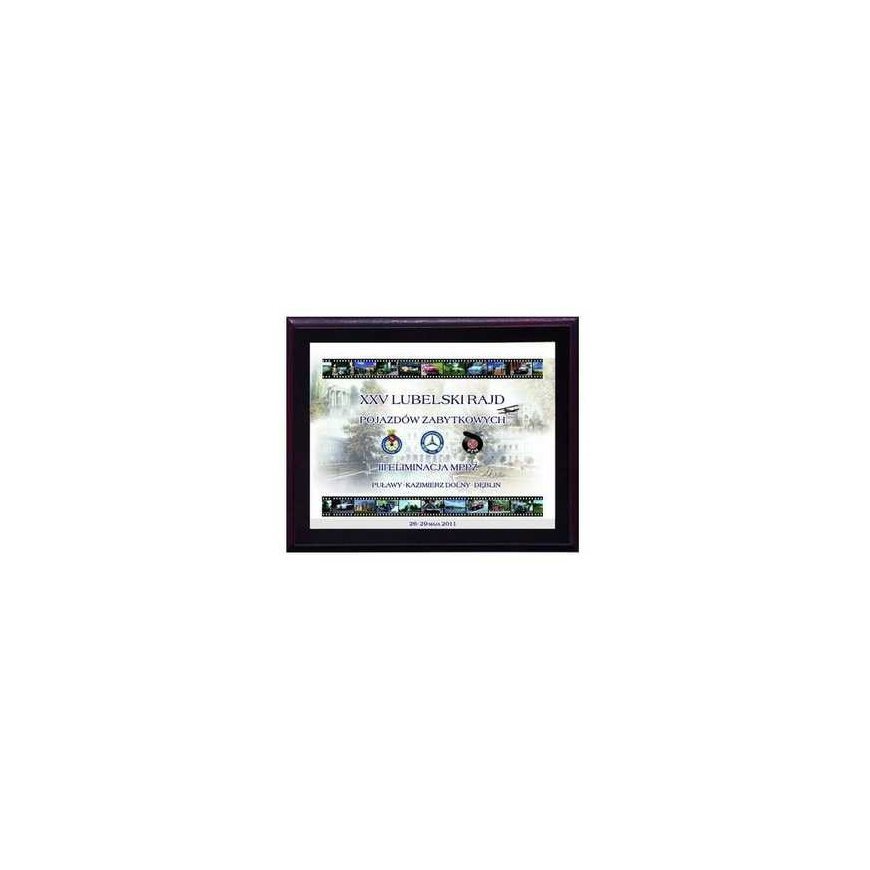 Tryumf Plastic diploma - with colored touch laminate – 2