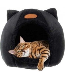 Plush cat bed - cabin purlov 21947