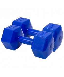 Enero Dumbbell set EB Fit, 2x5kg, blue