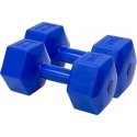 Enero Hantelių rinkinys EB Fit, 2x5kg, mėlynas Enero Hantelių rinkinys EB Fit, 2x5kg, mėlynas